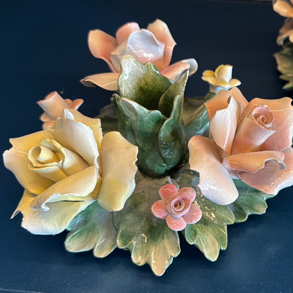 Nuova Capodimonte Candlesticks